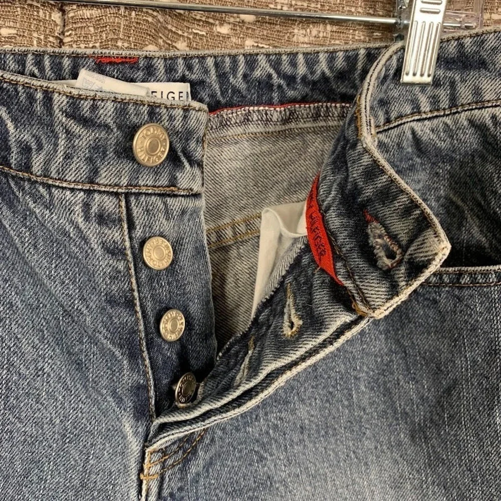 Vintage Tommy Hilfiger Denim Jeans Straight Leg Button‎ Fly Women's 6